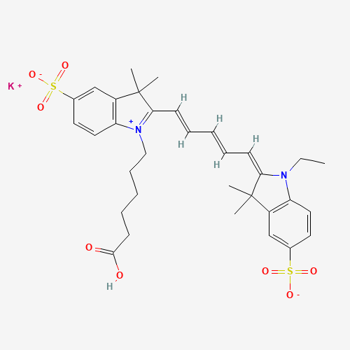 青色素5单功能性己酸染料,钾盐(CY5)、449175-58-0 CAS查询、青色素5单功能性己酸染料,钾盐(CY5)物化性质