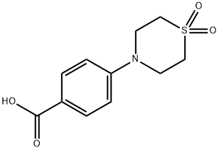 4-(1,1-DIOXO-1LAMBDA6,4-THIAZINAN-4-YL)BENZENECARBOXYLIC ACID,1g