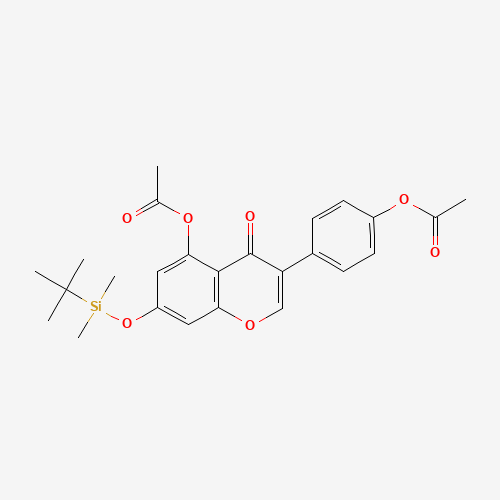 4',5-Di-O-acetyl-7-O-tert-butyldiMethylsilyl Genistein、470666-99-0 CAS查询、4',5-Di-O-acetyl-
