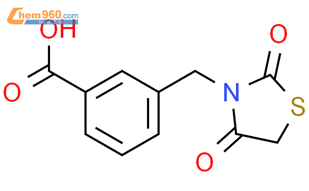 3-[(2,4-二氧亚基-1,3-噻唑烷-3-基)甲基]苯甲酸,1g