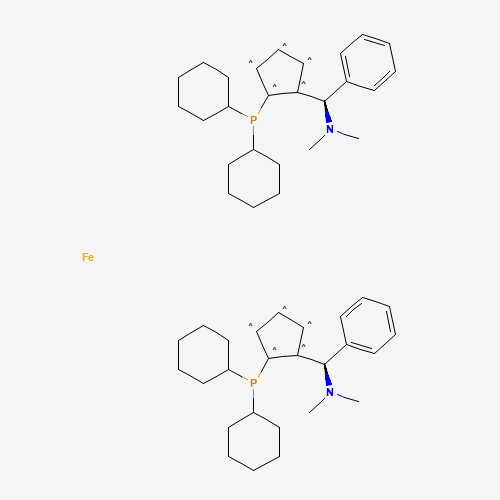 (ΑR,ΑR)-2,2'-双(Α-N,N-二甲氨苯甲基)-(S,S)-1,1′-双(二环己磷氢)二茂铁、494227-35-9 CAS查询、(ΑR,ΑR)-2,2'-双(Α-N,N