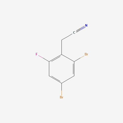 2,4-DIBROMO-6-FLUOROPHENYLACETONITRILE、497181-24-5 CAS查询、2,4-DIBROMO-6-FLUOROPHENYLACETONITRILE物化性质