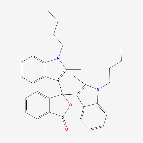 3,3-双(1-丁基-2-甲基-1H-吲哚-3-基)-1(3H)-异苯并呋喃酮