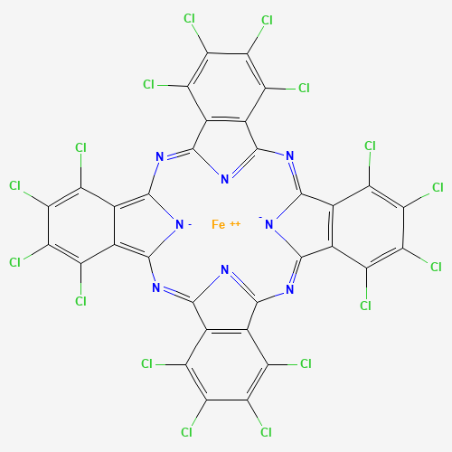 1,2,3,4,8,9,10,11,15,16,17,18,22,23,24,25-十六氯-29H,31H-铁酞菁、50662-67-4 CAS查询、1,2,3,4,8,9,10,11,15,16,1