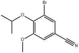 3-溴-4-异丙氧基-5-甲氧基苯甲腈,250mg