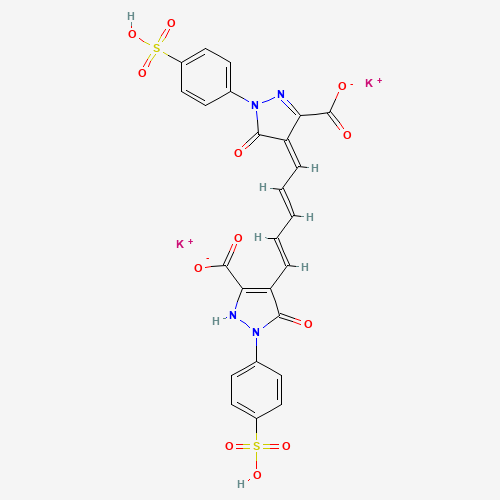 4-[5-[3-羧基-5-羟基-1-(4-磺苯基)-1H-吡唑-4-基]-2,4-亚戊二烯基]-4,5-二氢-5-氧代-1-(4-磺苯基)-1H-吡唑-3-羧酸二钾盐、51858-17-4 CAS查询