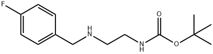 Carbamic acid, [2-[[(4-fluorophenyl)methyl]amino]ethyl]-, 1,1-dimethylethyl ester (9CI),1g