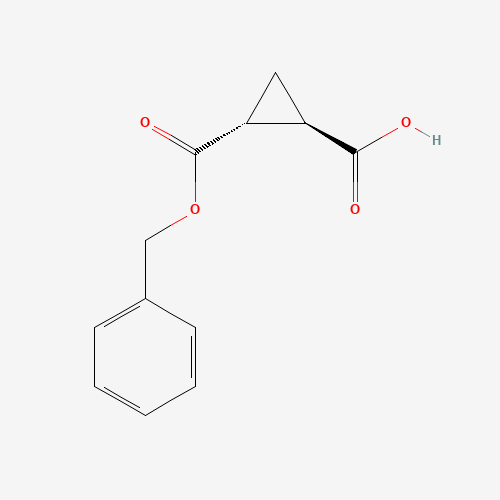 反式-2-(苄氧羰基)环丙烷羧酸、53229-64-4 CAS查询、反式-2-(苄氧羰基)环丙烷羧酸物化性质