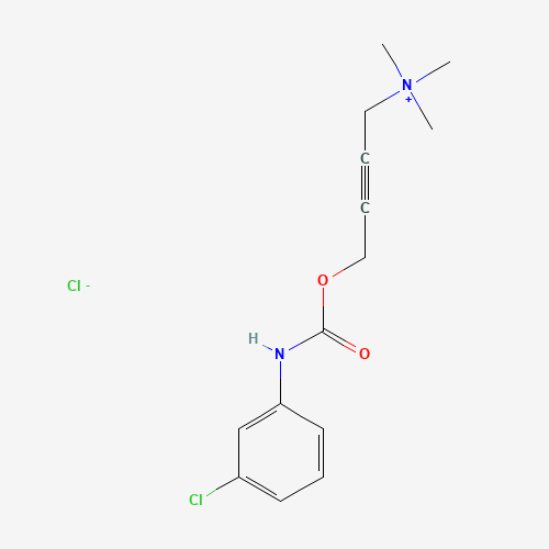 4-[N-(3-氯苯基)氨基甲酰氧]-2-丁炔基三甲基氯化铵、55-45-8 CAS查询、4-[N-(3-氯苯基)氨基甲酰氧]-2-丁炔基三甲基氯化铵物化性质