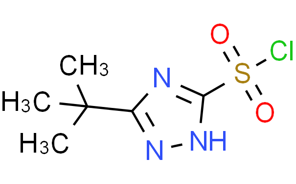 5-tert-butyl-1H-1,2,4-triazole-3-sulfonyl chloride,1g