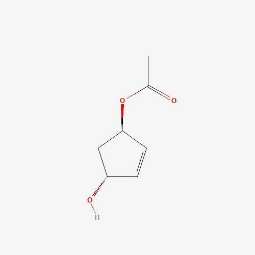 (1R-反式)-4-环戊烯-1,3-二醇单乙酸酯、60410-17-5 CAS查询、(1R-反式)-4-环戊烯-1,3-二醇单乙酸酯物化性质
