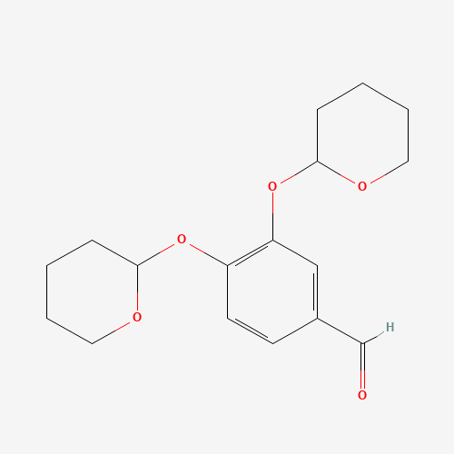 3,4-Bis[(tetrahydro-2H-pyran-2-yl)oxy]-benzaldehyde、61854-89-5 CAS查询、3,4-Bis[(tetrahydro-2H-pyran-2-