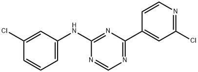 N-(3-chlorophenyl)-4-(2-chloropyridin-4-yl)-1,3,5-triazin-2-amine,1g