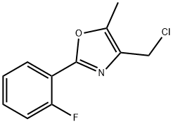 4-(氯甲基)-2-(2-氟苯)-5-甲基-1,3-恶唑,1g