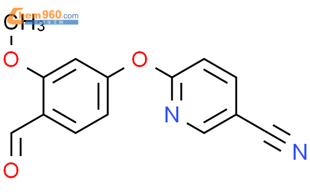 6-(4-甲酰-3-甲氧基苯氧基)氰吡啶,1g