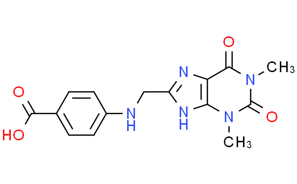 4-[[(1,3-二甲基-2,6-二氧代-2,3,6,7-四氢-1H-嘌呤-8-基)甲基]氨基]苯甲酸、7000-61-5 CAS查询、4-[[(1,3-二甲基-2,6-二氧代-2,3,6,7-四氢-