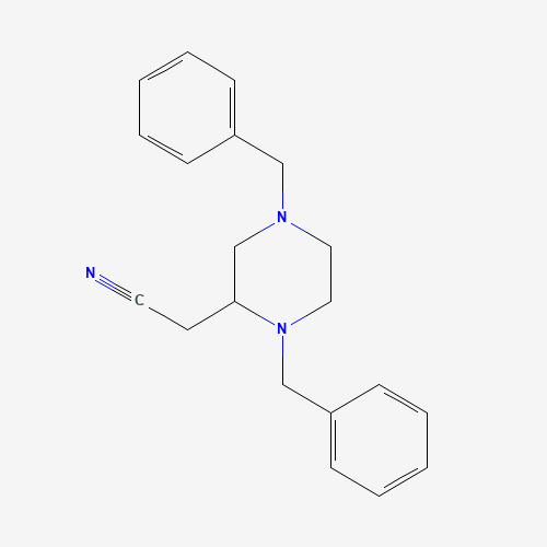 2-(1,4-二苄基哌嗪-2-基)乙腈、70403-11-1 CAS查询、2-(1,4-二苄基哌嗪-2-基)乙腈物化性质