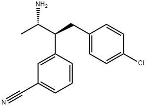 3-[(2S,3S)-3-氨基-1-(4-氯苯基)-2-丁基]苯腈,250mg