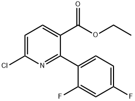 2-(2,4-二氟苯基)-6-氯吡啶-3-羧酸乙酯,1g