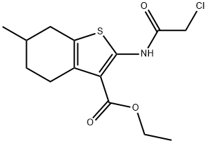 2-(2-氯乙烷酰基氨基)-6-甲基-4,5,6,7-四氢-1-苯并噻吩-,1g