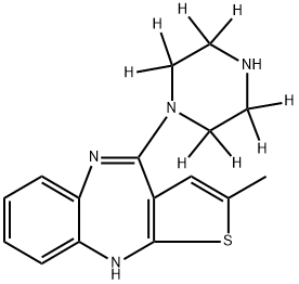 N-DEMETHYLOLANZAPINE-D8,1mg