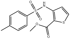 METHYL 3-([(4-METHYLPHENYL)SULFONYL]AMINO)-2-THIOPHENECARBOXYLATE,5g