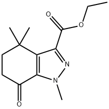 1,4,4-三甲基-7-氧代-4,5,6,7-四氢-1H-吲唑-3-羧酸乙酯,1g