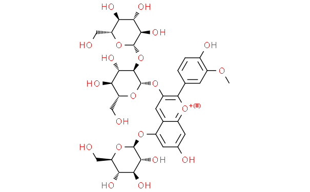 芍药色素-3-O-槐糖苷-5-O-Β-D-葡萄糖苷、81360-22-7 CAS查询、芍药色素-3-O-槐糖苷-5-O-Β-D-葡萄糖苷物化性质