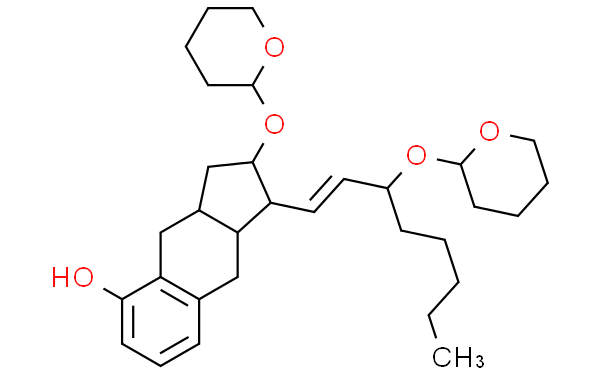 1H-苯并[F]吲哚-5-酚,2,3,3A,4,9,9A-六氢-2-[(四氢-2H-吡喃-2-基)氧基]-1-[(1E,3S)-3-[(四氢-2H-吡喃-2-基)氧基]-1-辛烯-1-基]-,(1R,