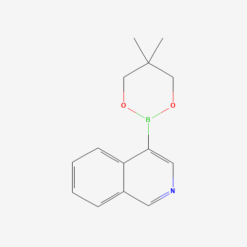 异喹啉-4-硼酸-2,2-二甲基丙二醇-1,3环酯、844891-01-6 CAS查询、异喹啉-4-硼酸-2,2-二甲基丙二醇-1,3环酯物化性质