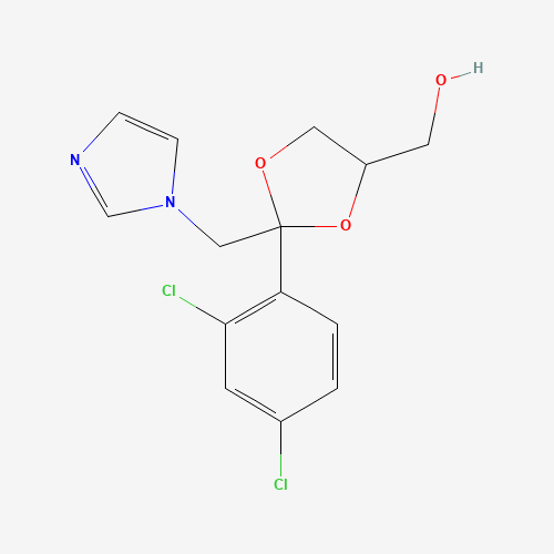 (+/-)-2-(2,4-二氯苯基)-2-(1H-咪唑-1-UL 甲基)-1,3-二氧杂环戊烷-4-甲醇、84682-23-5 CAS查询、(+/-)-2-(2,4-二氯苯基)-2-(1H-咪唑-1-