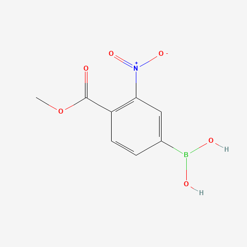 4-甲氧羰基-3-硝基苯硼酸、85107-56-8 CAS查询、4-甲氧羰基-3-硝基苯硼酸物化性质