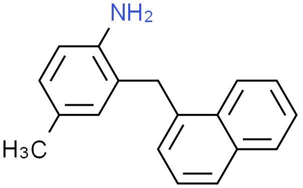 4-甲基-2-(萘-1-基甲基)苯胺,1g