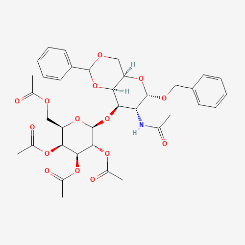 2-乙酰氨基-2-脱氧-4,6-O-亚苄基-3-O-(2,3,4,6-四-O-乙酰基-Β-D-吡喃半乳糖基)-Α-D-吡喃半乳糖苷、86327-84-6 CAS查询、2-乙酰氨基-2-脱氧-4,6-O