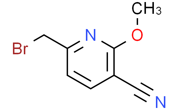 6-(溴甲基)-2-甲氧基氰吡啶,100mg