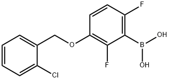 2,6-二氟-3-(2'-氯苄氧基)苯基硼酸,1g