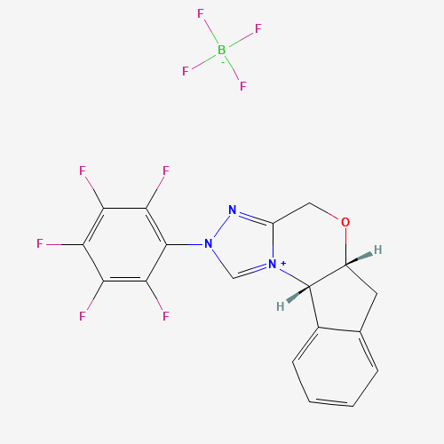 (5aR,10bS)-(+)-5a,10b-二氢-2-(五氟苯基)-4H,6H-茚并[2,1-b][1,2,4]三唑并[4,3-d][1,4]恶唑嗡四氟硼酸、872143-57-2 CAS查询、(5a