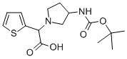 2-(3-BOC-氨基-1-氮杂环丁烷基)-2-(2-噻吩基)乙酸,250mg