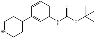 (3-(哌啶-4-基)苯基)氨基甲酸叔丁酯,1g