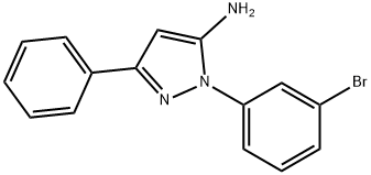 1-(3-溴苯基)-3-苯基-1H-吡唑-5-胺,1g