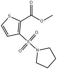 methyl 3-(pyrrolidin-1-ylsulfonyl)thiophene-2-carboxylate,1g