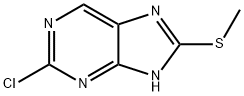 2-氯-8-甲硫基-7H-嘌呤,1g