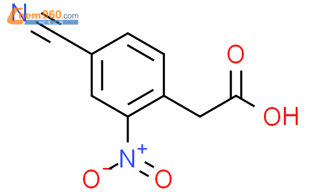 2-(4-氰基-2-硝基苯基)乙酸、90178-58-8 CAS查询、2-(4-氰基-2-硝基苯基)乙酸物化性质