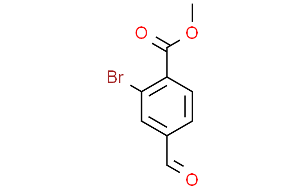 methyl 2-bromo-4-formylbenzoate,100mg