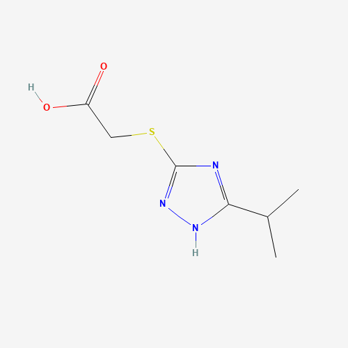 [(5-异丙基-4H-1,2,4-三唑-3-基)硫代]乙酸、905810-51-7 CAS查询、[(5-异丙基-4H-1,2,4-三唑-3-基)硫代]乙酸物化性质