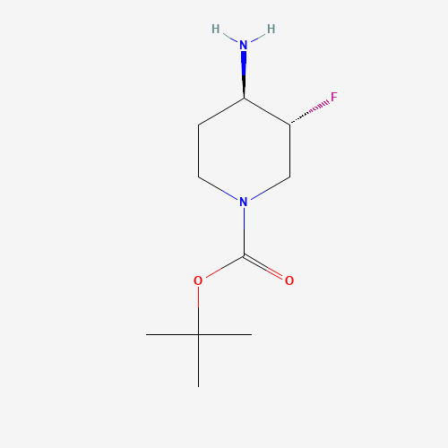 反式-4-氨基-3-氟哌啶-1-甲酸叔丁酯、907544-16-5 CAS查询、反式-4-氨基-3-氟哌啶-1-甲酸叔丁酯物化性质