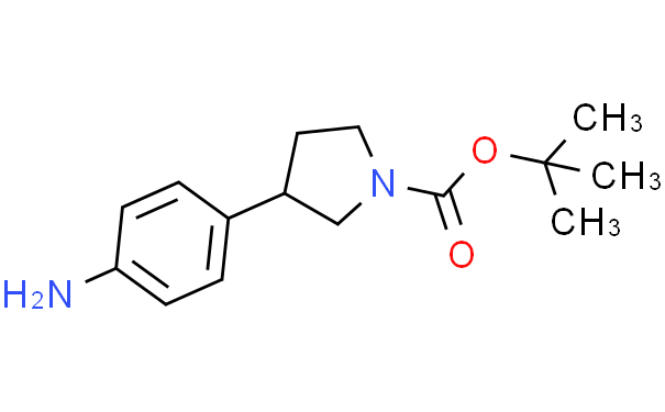 3-(4-氨基苯基)吡咯烷-1-羧酸叔丁酯、908334-28-1 CAS查询、3-(4-氨基苯基)吡咯烷-1-羧酸叔丁酯物化性质