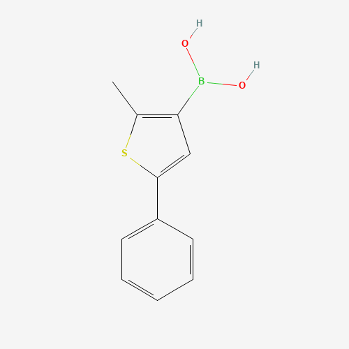 (2-甲基-5-苯基噻吩-3-基)硼酸、909103-23-7 CAS查询、(2-甲基-5-苯基噻吩-3-基)硼酸物化性质