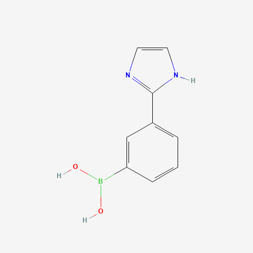 (3-(1H-咪唑-2-基)苯基)硼酸、909120-16-7 CAS查询、(3-(1H-咪唑-2-基)苯基)硼酸物化性质
