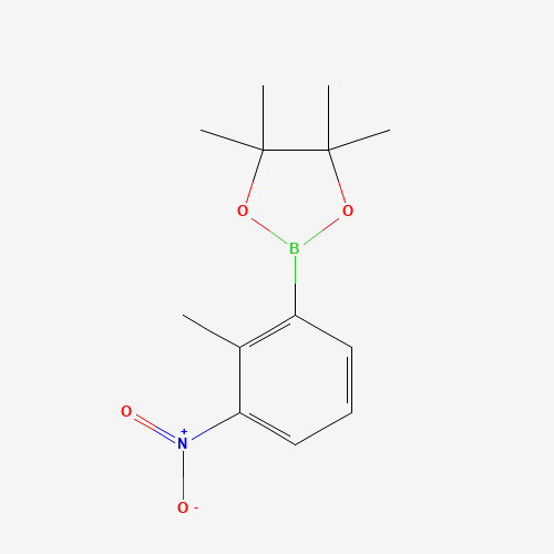 2-甲基-3-硝基苯硼酸频那醇酯、910235-64-2 CAS查询、2-甲基-3-硝基苯硼酸频那醇酯物化性质